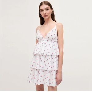 Hill House White and Red sailboat and heart Dress